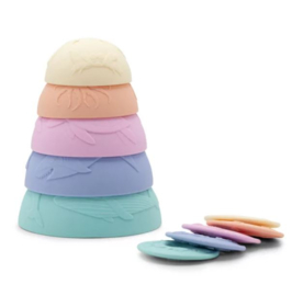 Sensorische  - Stapeltoren - Stapelbekers - Pastel - Kleuren