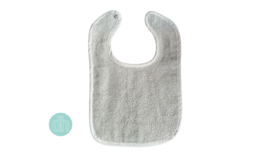 Slabben met drukknopen taupe/beige 12 stuks