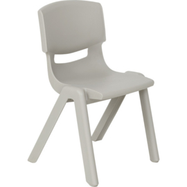 # Stapelbare kunststof stoel Jill, zithoogte 26 cm