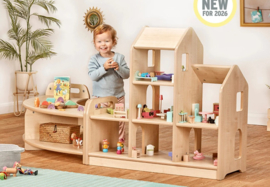 Groot vrijstaand poppenhuismeubel