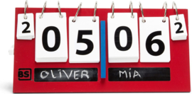 Scorebord met krijtjes