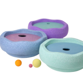 Grimms x Stapelstein Rollende schijven, pastel kleuren