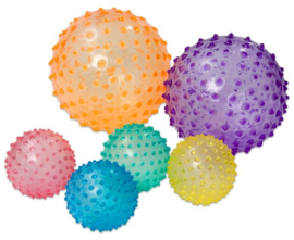 Sensorische ballen large, set van 6,  23 cm