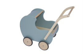 Poppenwagen Vintage blauw