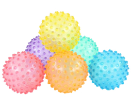 Sensorische ballen small, set van 6,   11 cm