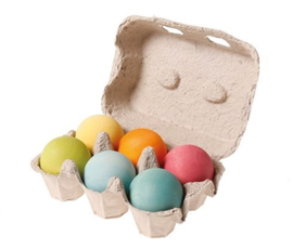 Grimm’s houten ballen in pastel kleur