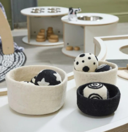 Zwart witte speelset, 28-delig