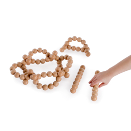 BendiBeads – Naturel, set van 12