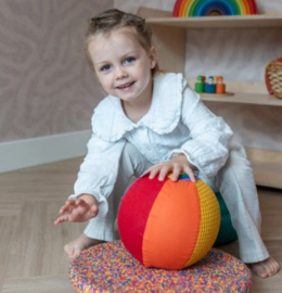 Sensorische ballonbal, regenboog