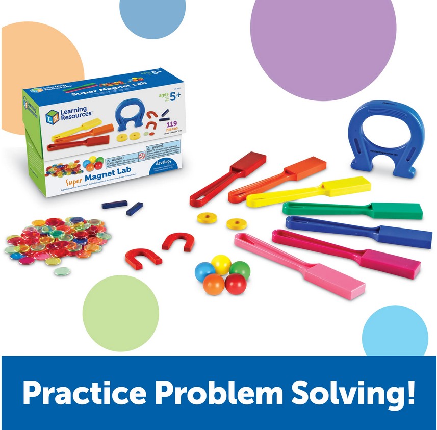 Learning Resources Super Magneet Lab Kit (119-delig)