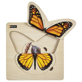 Houten puzzel, Een vlinder