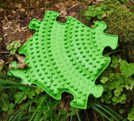Muffik set sensorische orthopedische matten, Natuur