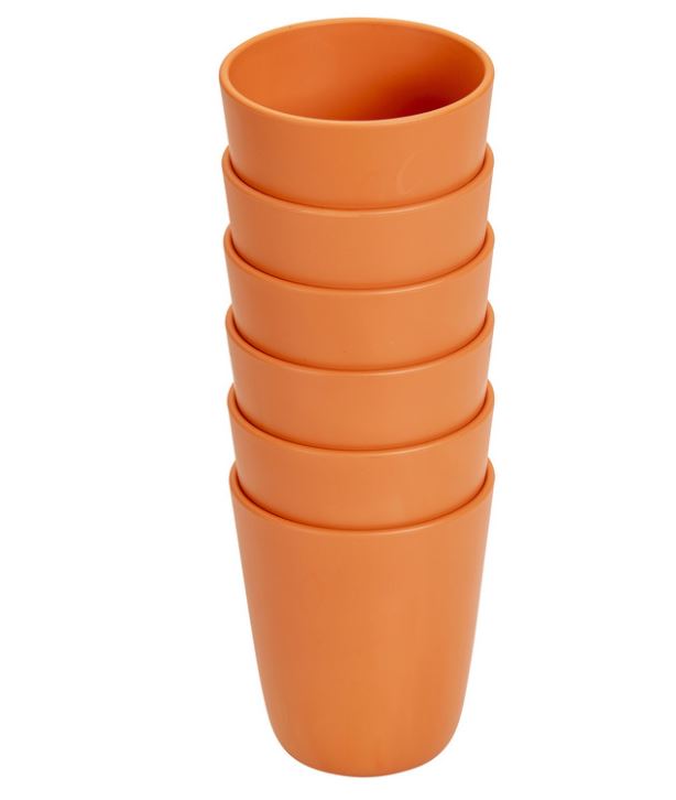 #Bioplastic - Bekers - Set - Van - 6 - Duurzaam