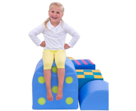 # Kleurrijke softplay set 9-delig