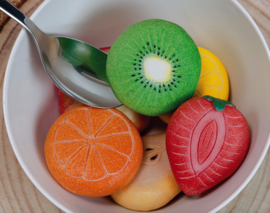 Sensorische speelstenen voedsel, fruit