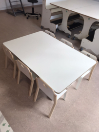 # Peutertafel 150 x 80 cm, wit