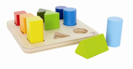 Kleur en vormen sorteerbord