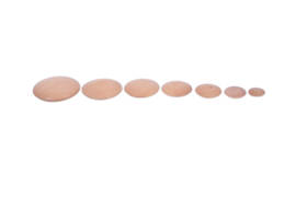 Tickit houten pebbels naturel