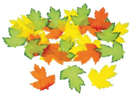 Textiel herfstblaadjes