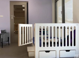 Verhoogde grondbox op maat rechte rand