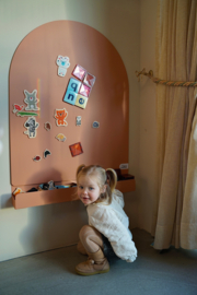 Magnetisch wandbord Bow perzik