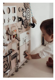Activiteiten wandbord taupe/beige tinten Premium