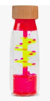 Sensorische fles - Spiraal Roze - Petit Boum