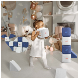 JollyHeap set Mini, 24 stuks magnetische blokken (2 vormen)