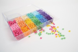 Extravaganza kralen felle kleuren  2300 stuks