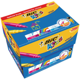 Kleurstiften Bic Kids Visa groot verpakking, 288 stuks
