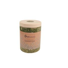 # Grennn Speelrijst White Flower mix 750 gram