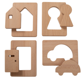 Veelzijdige vormen puzzels, set 2