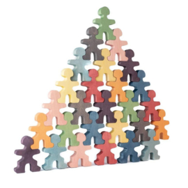 Flockmen - Pastel - Soft - Tones - 27-delig - Montessori