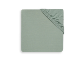 Hoeslaken jersey, 60 x 120 cm, ash green