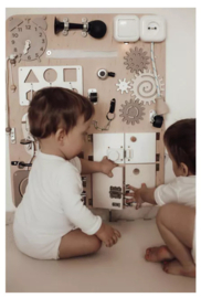 Activiteiten wandbord taupe/beige tinten Premium