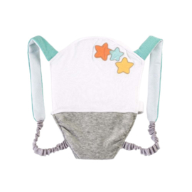Poppen draagzak met sterren, 40 cm