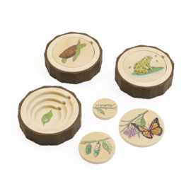 Levenscyclus Puzzels, set van 3