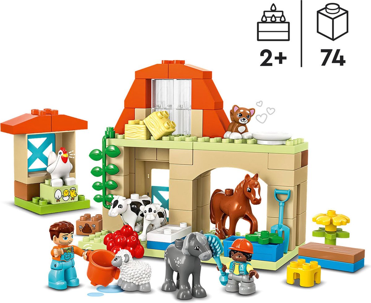 # Lego Duplo Dieren verzorgen op de boerderij
