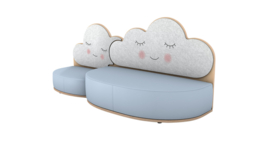 Dubbele Akoestische Sofa Wolk