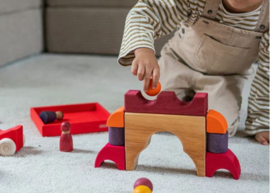 Grimms Raceauto-Puzzel-Bouwspel Roodtinten