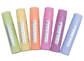Kleursticks wasco, pastelkleuren, set van 6