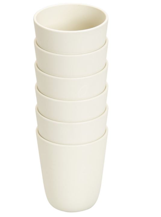 #Bioplastic - Bekers - Set - Van - 6 - Duurzaam