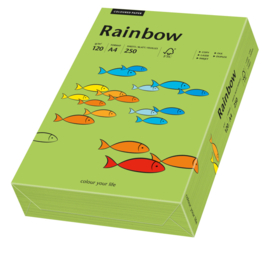 A4 papier, leverbaar in verschillende kleuren GROEN , 120 grams