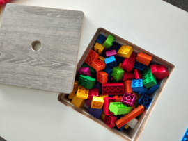 # Legotafel / Bouwtafel 120 x 60 cm, wit
