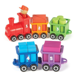 Tel en kleur trein Learning Resources
