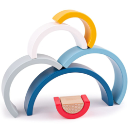 Houten regenboog