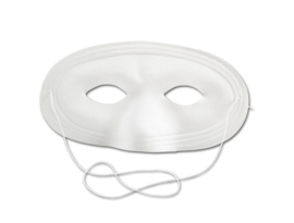 Halve witte maskers