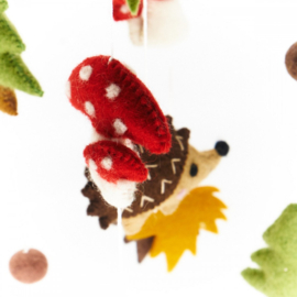 Vilten mobiel Bos Egel  Fairtrade
