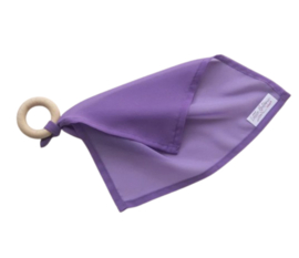 Playcycle speeldoek klein, 30 cm, met houten ring, in diverse kleuren