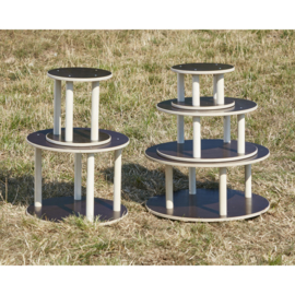 # Open einde trapsgewijze speeltafels rond 5 stuks